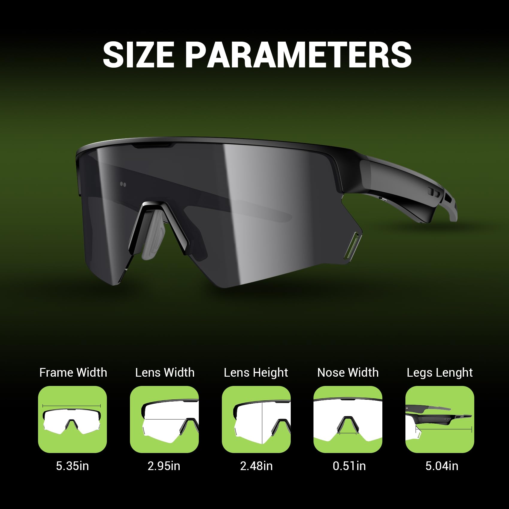Blackview Gafas Bluetooth – UV400, Micrófono, Altavoces, Asistente de Voz, Lente Polarizada