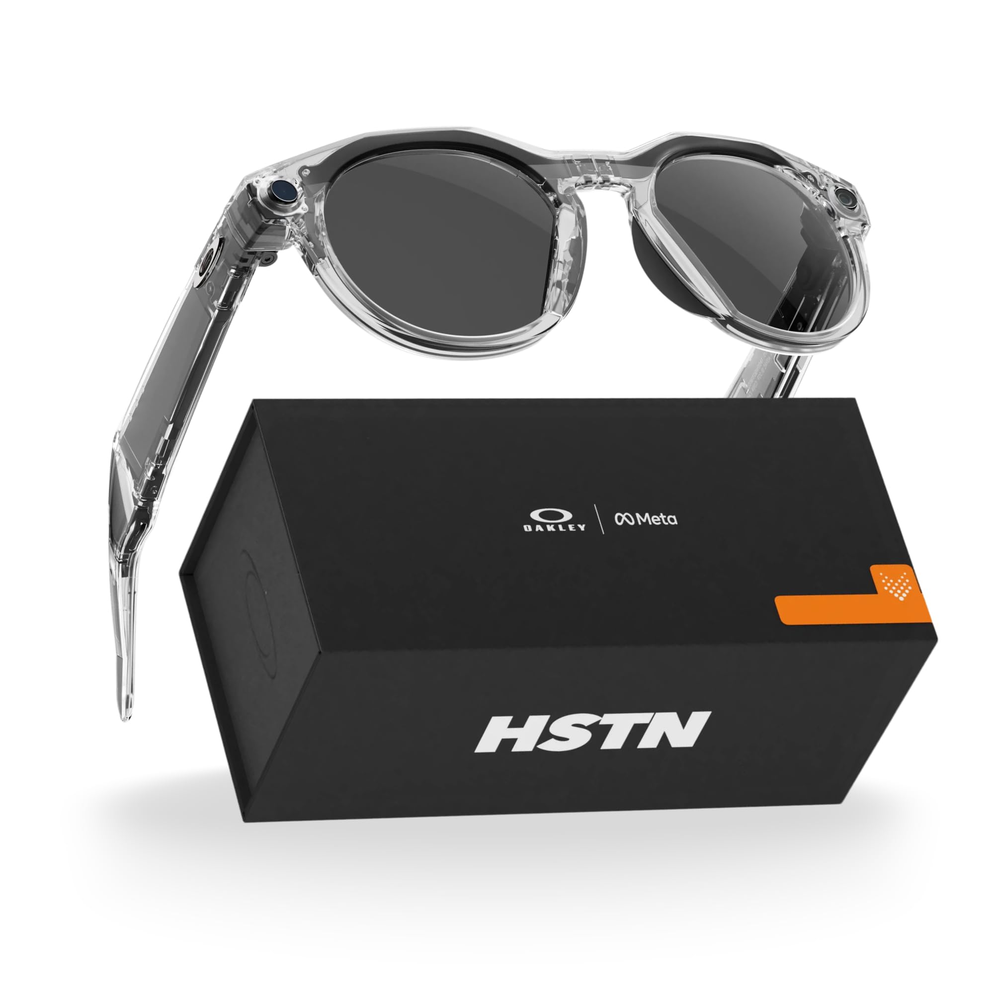 Oakley Meta HSTN | Gafas Inteligentes con IA, Cámara 12MP, Audio y Lentes Prizm