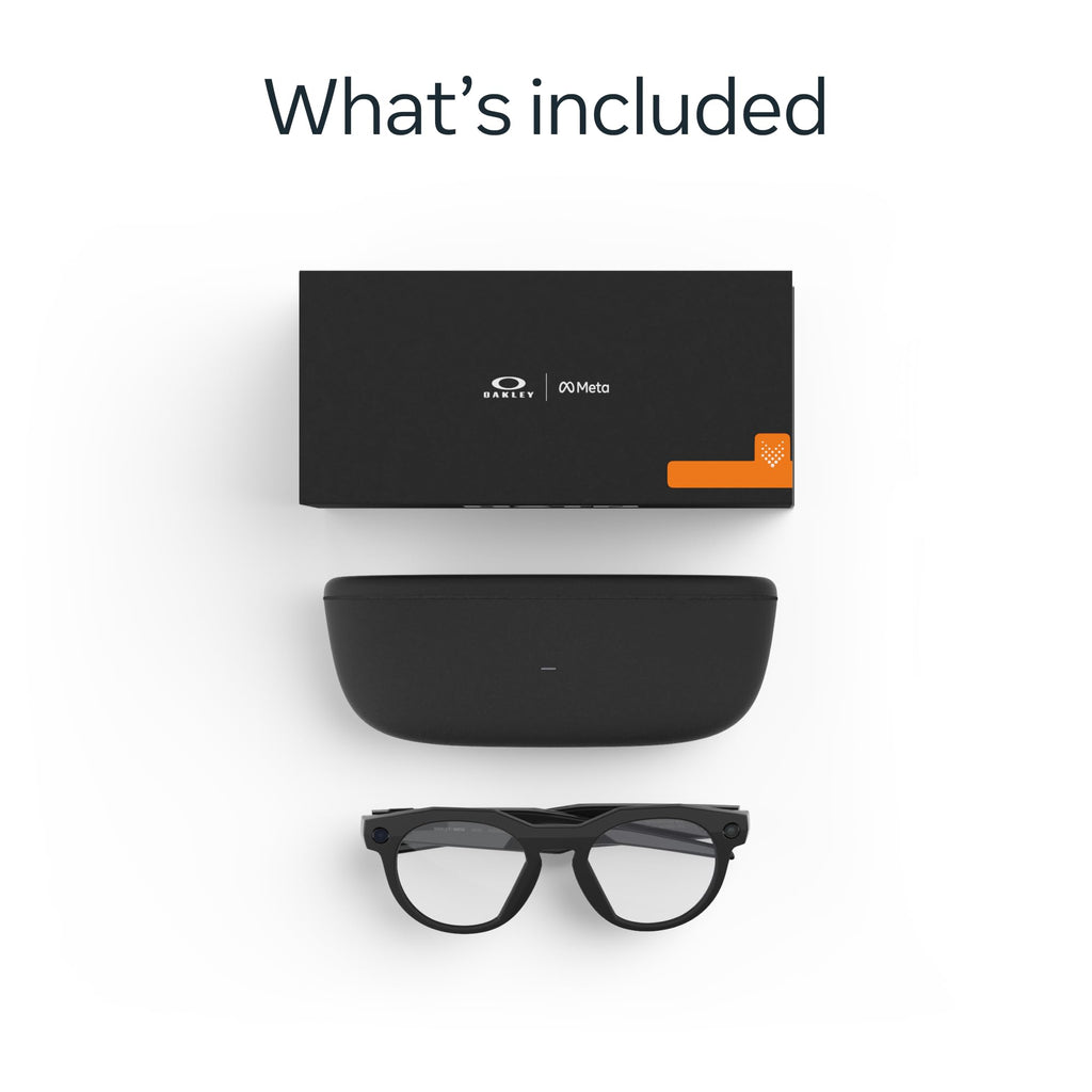 Oakley Meta HSTN | Gafas Inteligentes con IA, Cámara 12MP, Audio y Lentes Prizm