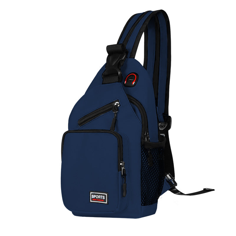 Waterproof Oxford Crossbody Chest Bag | Multifunctional | 9 Colors | 33x7x20cm