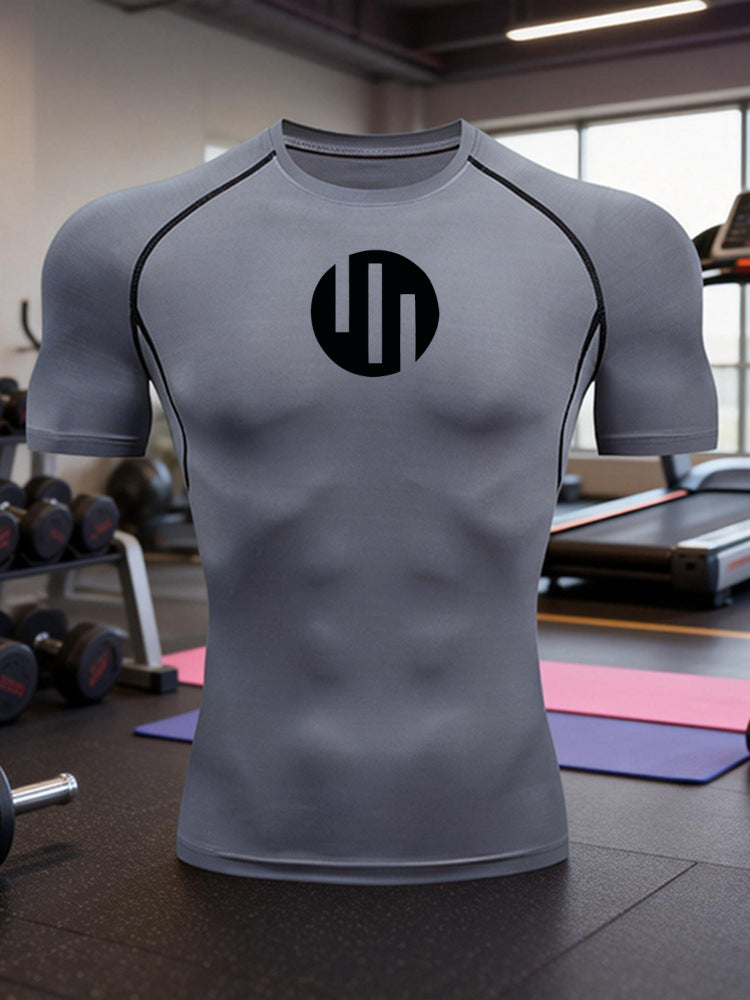 Camiseta Deportiva de Compresión para Hombre – Secado Rápido, Slim Fit, S a XXXL