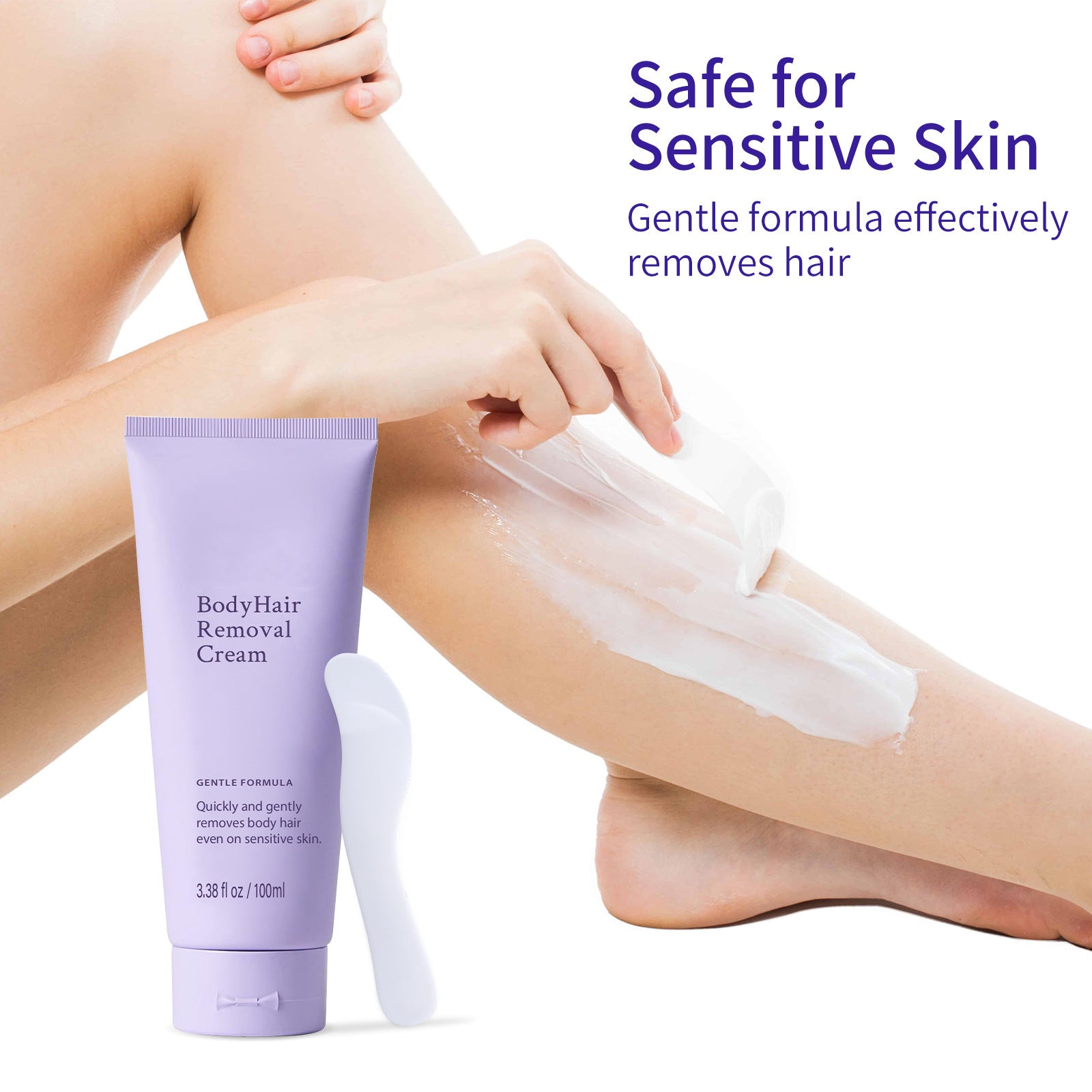 Crema Depilatoria Suave 100ml – Para Hombres y Mujeres – Cuerpo Completo