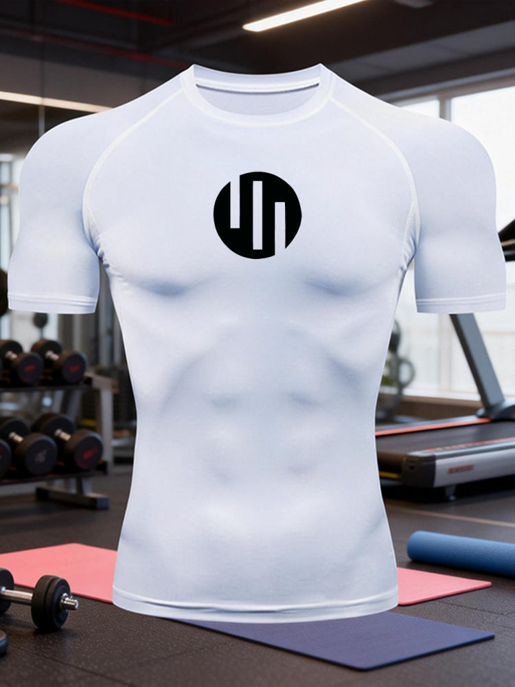 Camiseta Deportiva de Compresión para Hombre – Secado Rápido, Slim Fit, S a XXXL