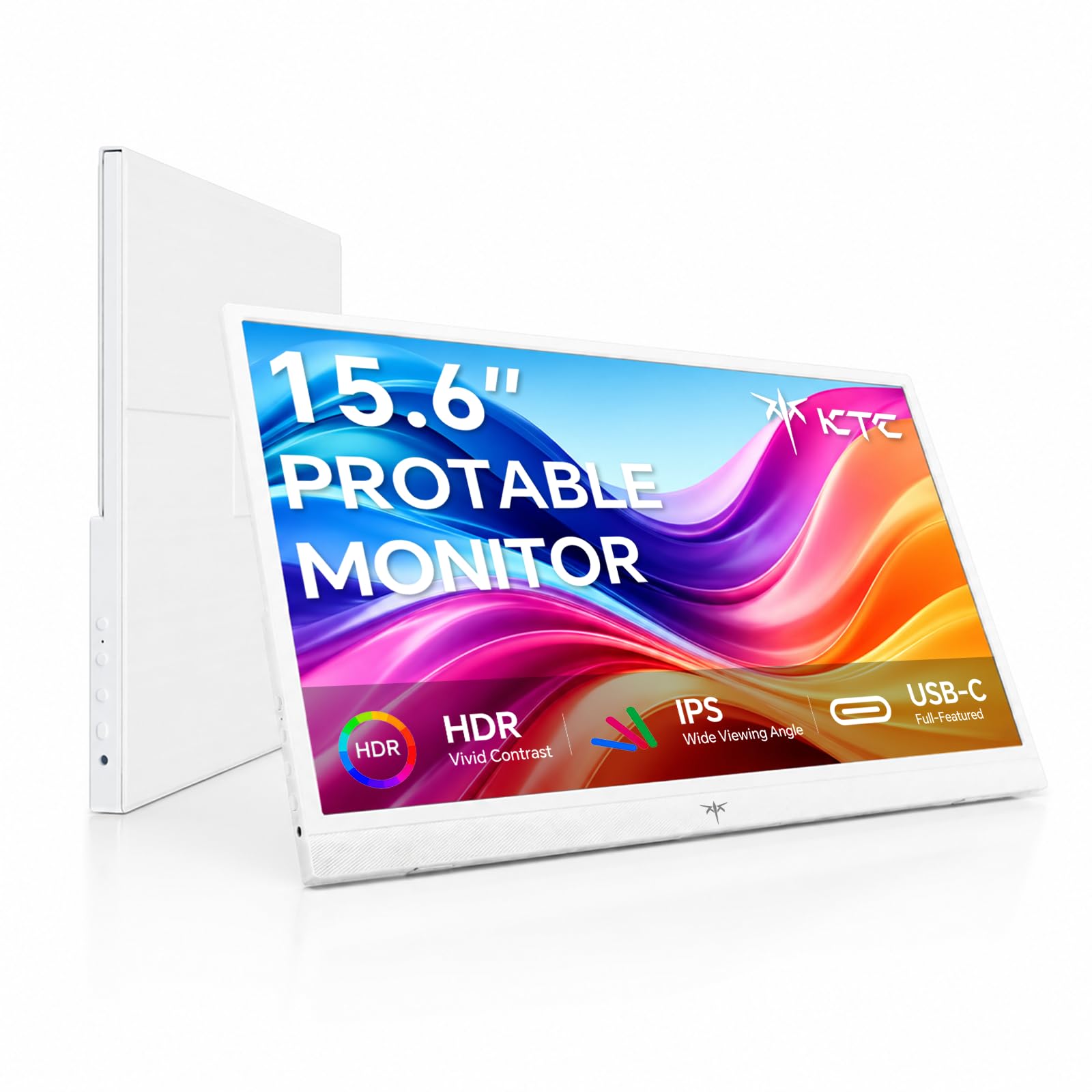 KTC Monitor Curvo Gaming – QHD 2K | 15.6" a 34" | 60Hz a 400Hz | HVA IPS VA | HDR