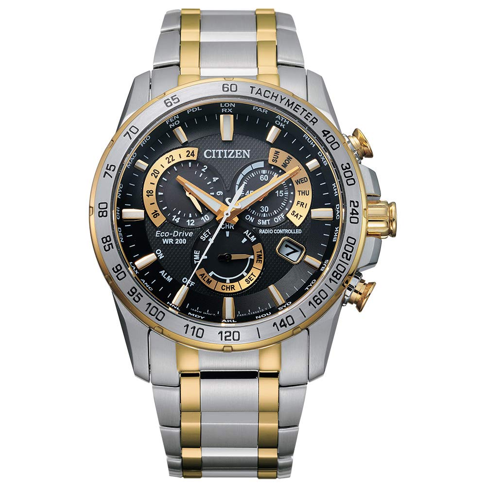 Citizen Eco-Drive PCAT Chronograph — Reloj de Lujo en Super Titanio con Tiempo Atómico y 200m