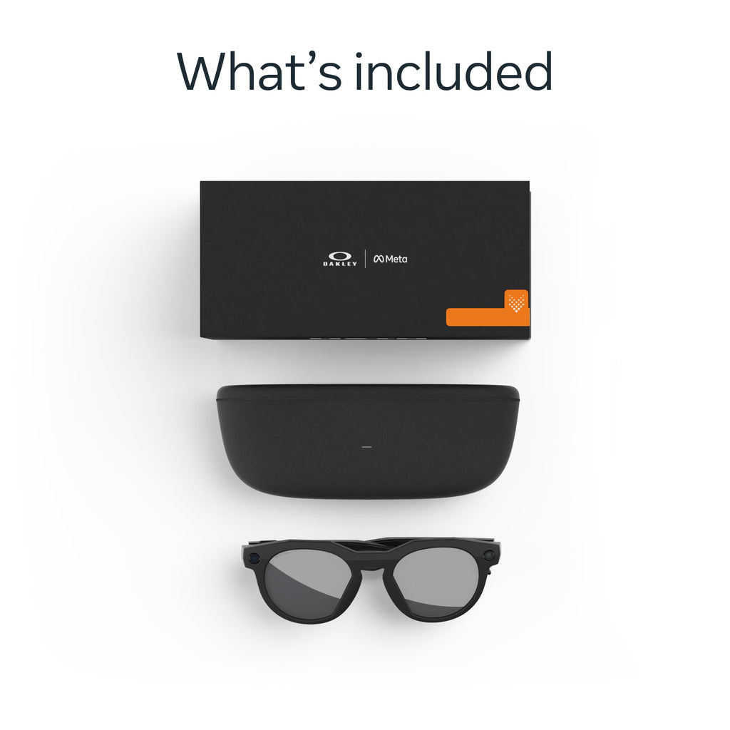 Oakley Meta HSTN | Gafas Inteligentes con IA, Cámara 12MP, Audio y Lentes Prizm