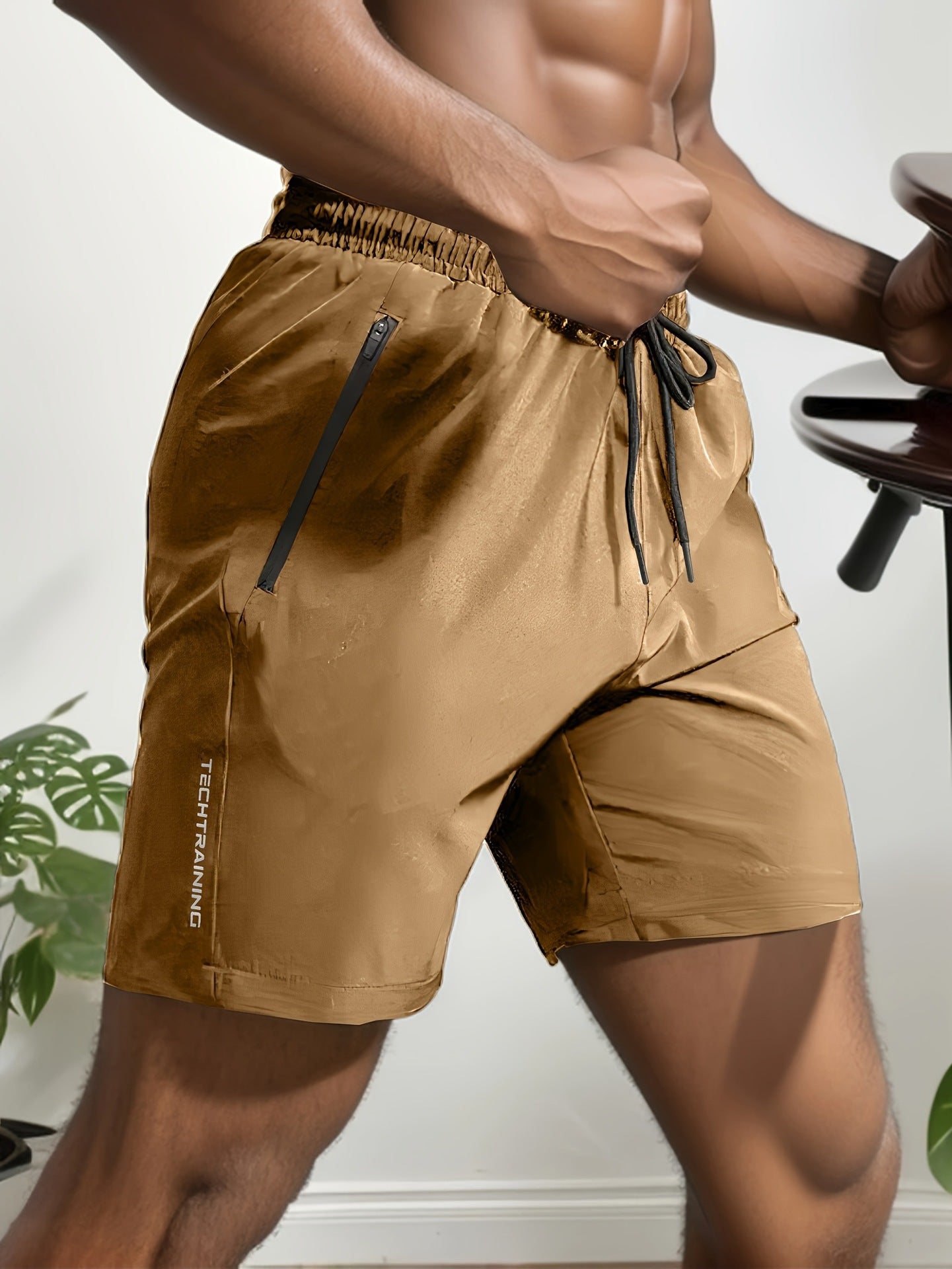 Shorts Deportivo Hombre Secado Rápido Ajuste Ceñido 5 Colores S-3XL | Men's Quick-Dry Tight-Fit Sports Shorts