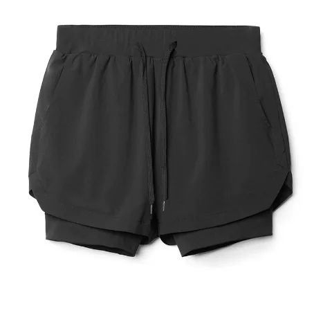 Shorts 2 en 1 Hombre Running Forro Compresión Transpirable 9 Colores S-XXL | Men's 2-in-1 Running Sports Shorts