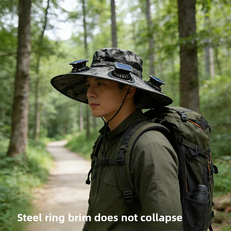 Solar Powered Fan Hat | 1000mAh | Single, Dual & Triple Fan | UV Protection