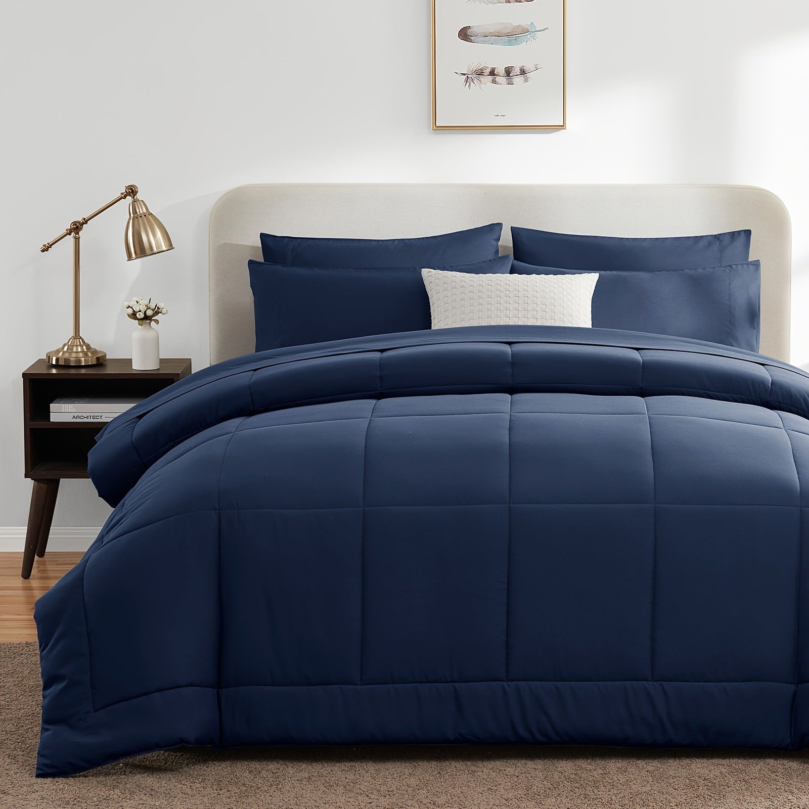 ALTSON Juego de Ropa de Cama 7 Piezas — Full, Queen y King | 8 Colores