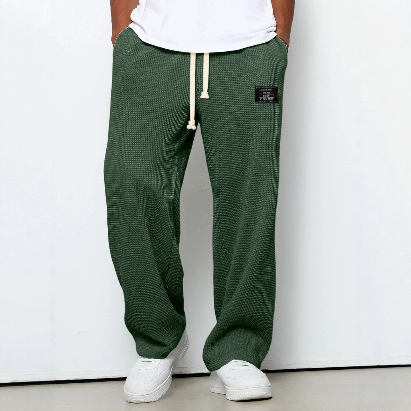 Pantalones Casuales de Pierna Recta | Tela Elástica | 8 Colores | Tallas M-XXXL