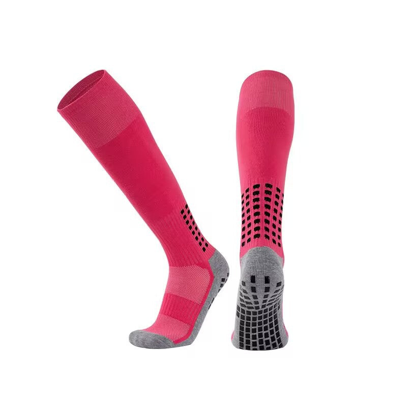 Calcetines de Fútbol Antideslizantes – Tubo Alto, Secado Rápido, 12 Colores