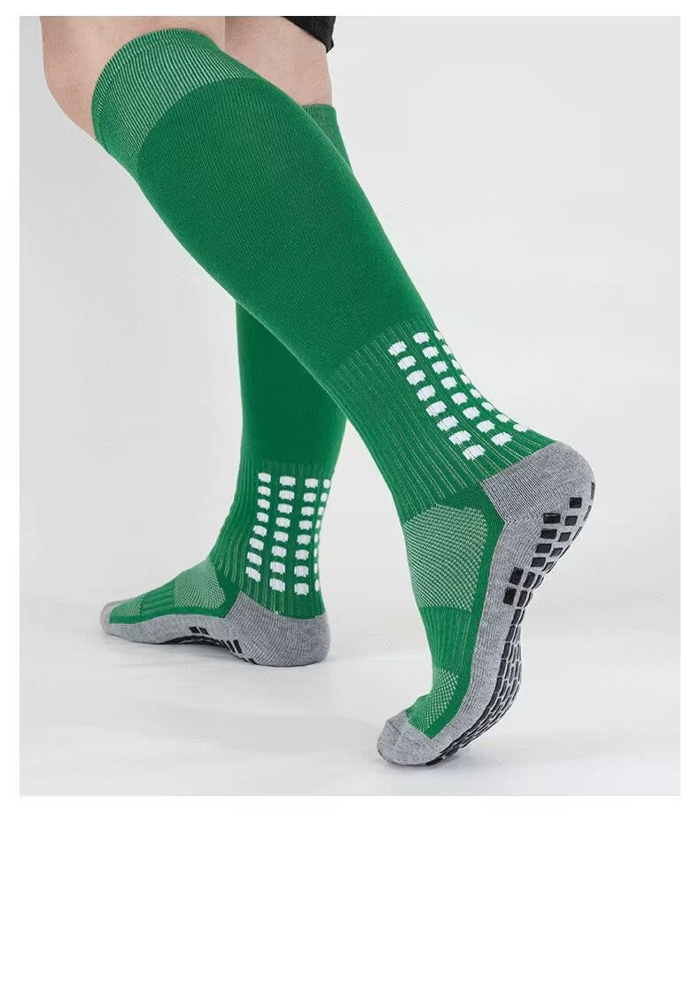 Calcetines de Fútbol Antideslizantes – Tubo Alto, Secado Rápido, 12 Colores