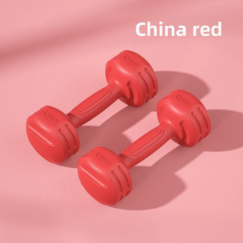 Rubber-Coated Dumbbells Set – Home Fitness Weights