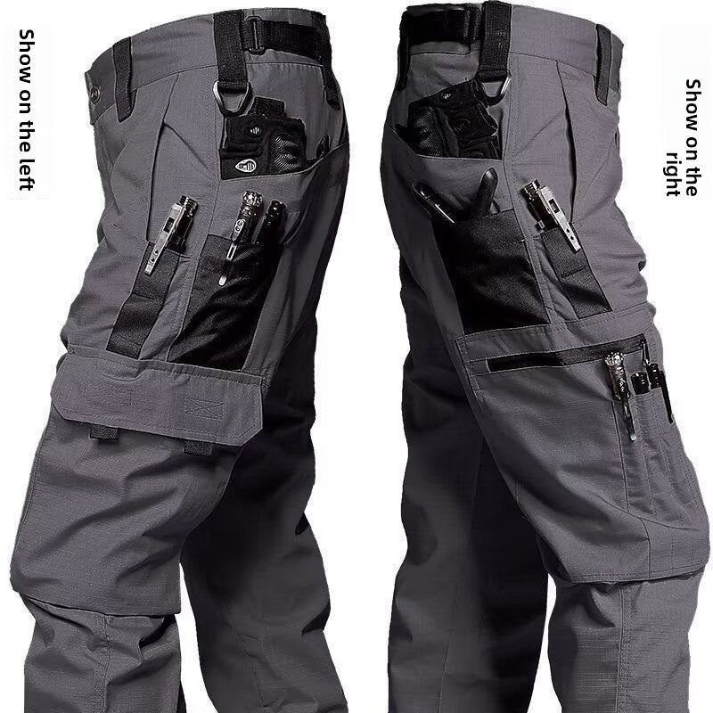 Pantalones Tácticos de Verano para Hombre – 100% Poliéster, Corte Recto, S a XXXL
