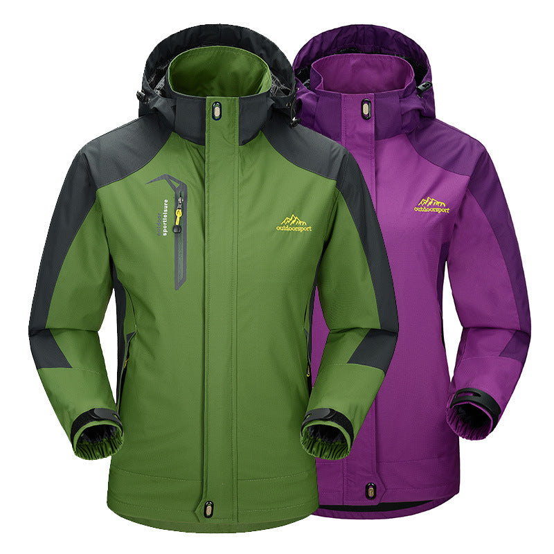 Windproof Waterproof Outdoor Jacket | Men & Women | Hooded Zip | M-5XL | 10 Colors