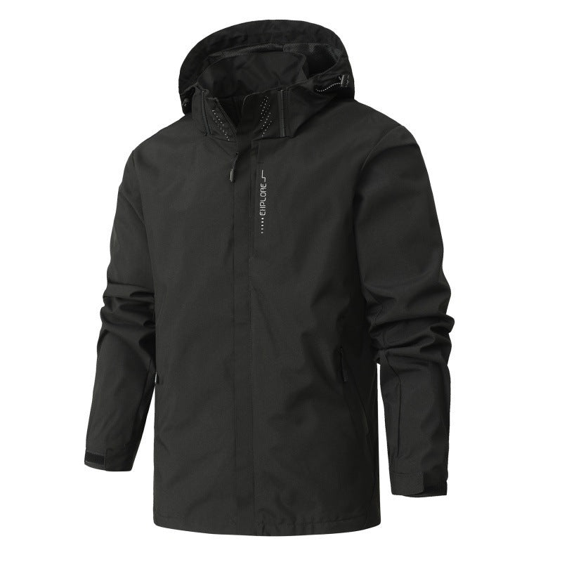 Unisex Waterproof Jacket | 8000mm Rating | Windproof & Breathable | Lightweight | M-5XL | 13 Colors