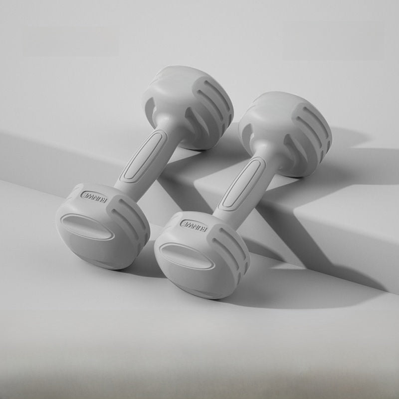 Rubber-Coated Dumbbells Set – Home Fitness Weights