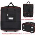 Expandable Oxford Cloth Travel Suitcase | 56-75L | Stainless Steel Wheels | S-XL