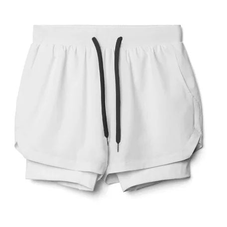 Shorts 2 en 1 Hombre Running Forro Compresión Transpirable 9 Colores S-XXL | Men's 2-in-1 Running Sports Shorts