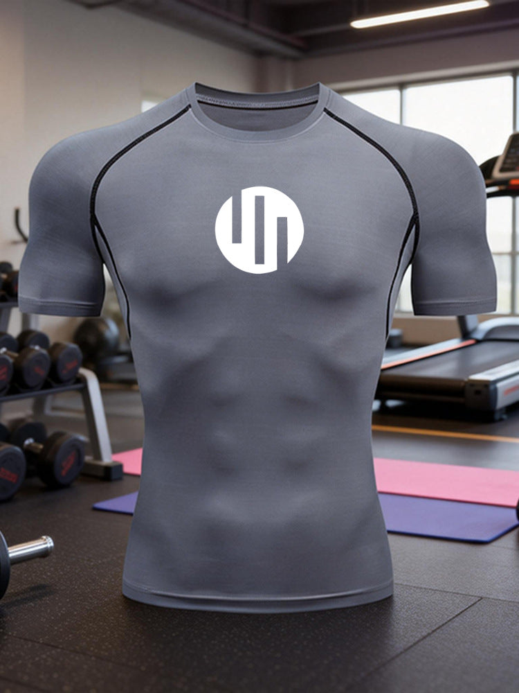 Camiseta Deportiva de Compresión para Hombre – Secado Rápido, Slim Fit, S a XXXL