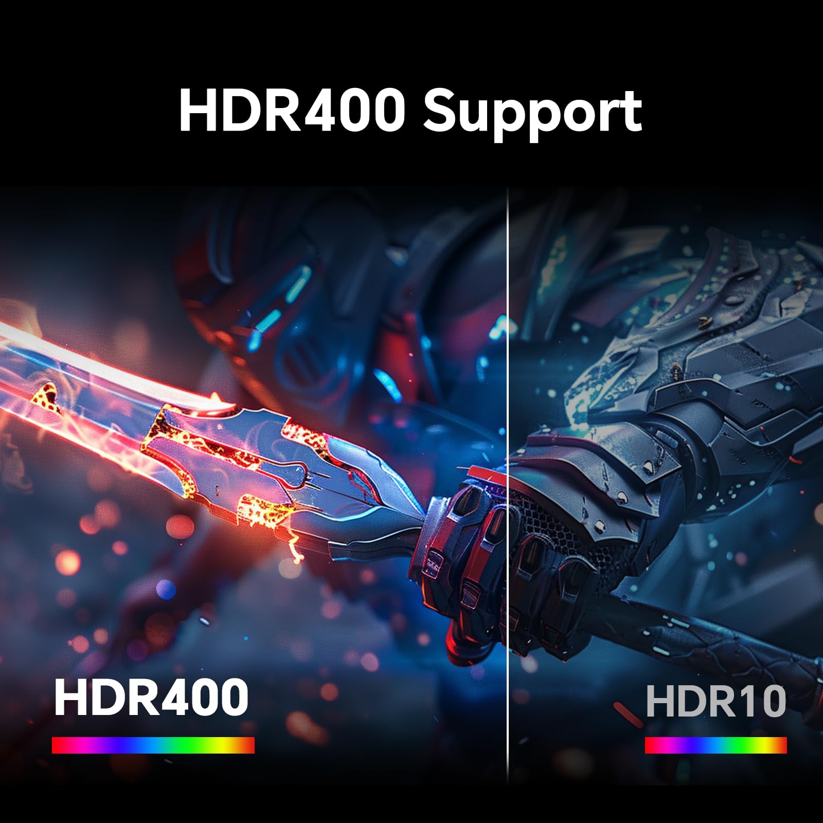 KTC Monitor Curvo Gaming – QHD 2K | 15.6" a 34" | 60Hz a 400Hz | HVA IPS VA | HDR