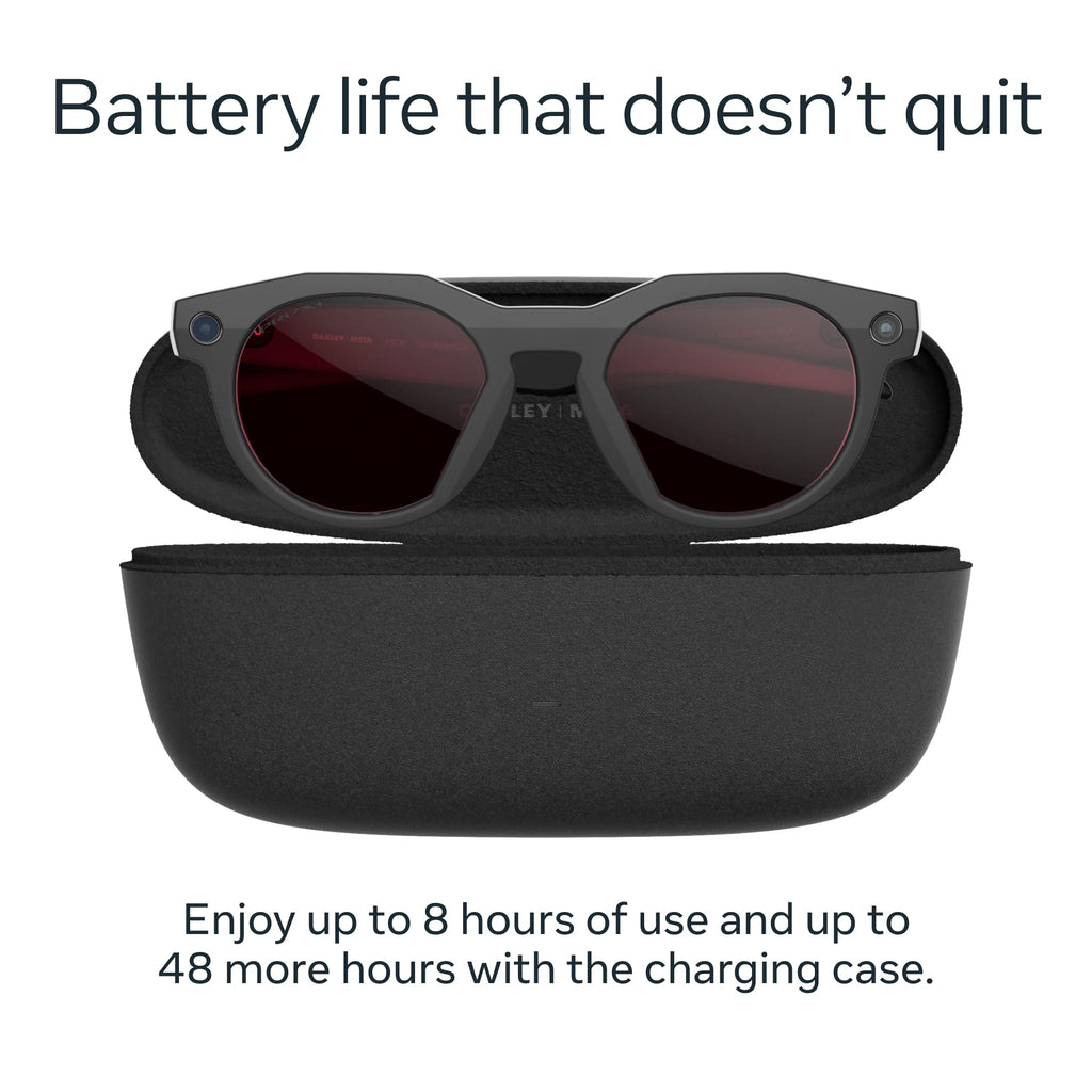 Oakley Meta HSTN | Gafas Inteligentes con IA, Cámara 12MP, Audio y Lentes Prizm