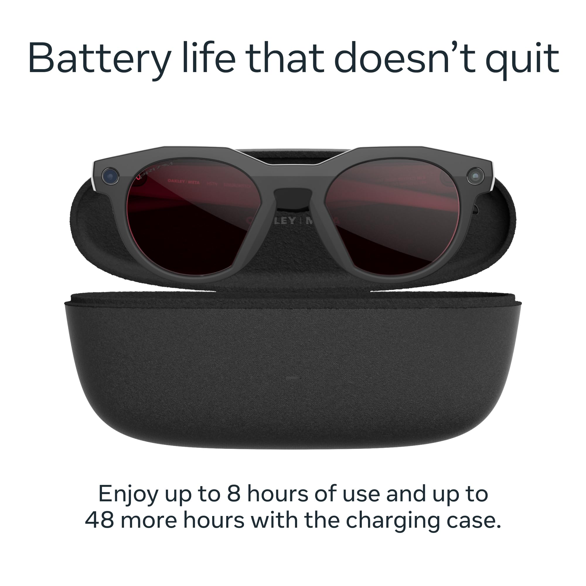 Oakley Meta HSTN | Gafas Inteligentes con IA, Cámara 12MP, Audio y Lentes Prizm