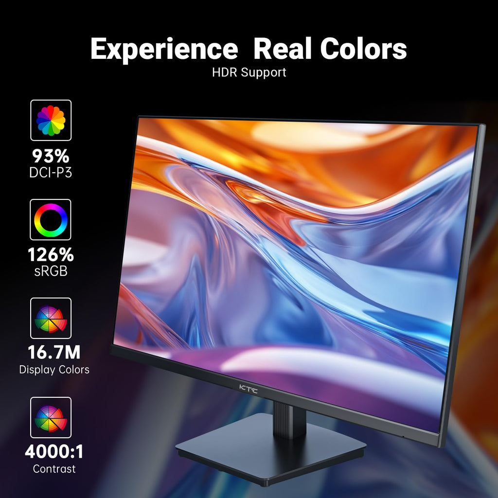 KTC Monitor Curvo Gaming – QHD 2K | 15.6" a 34" | 60Hz a 400Hz | HVA IPS VA | HDR
