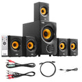 Acoustic Audio AA5170 Sistema de Bocinas Bluetooth 5.1 para Cine en Casa 700W con Subwoofer