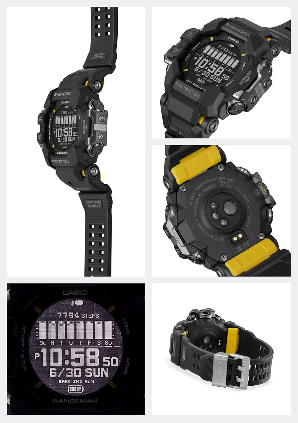 Casio G-Shock RANGEMAN GPR-H1000 — Reloj Outdoor Master of G con GPS y Monitor Cardíaco