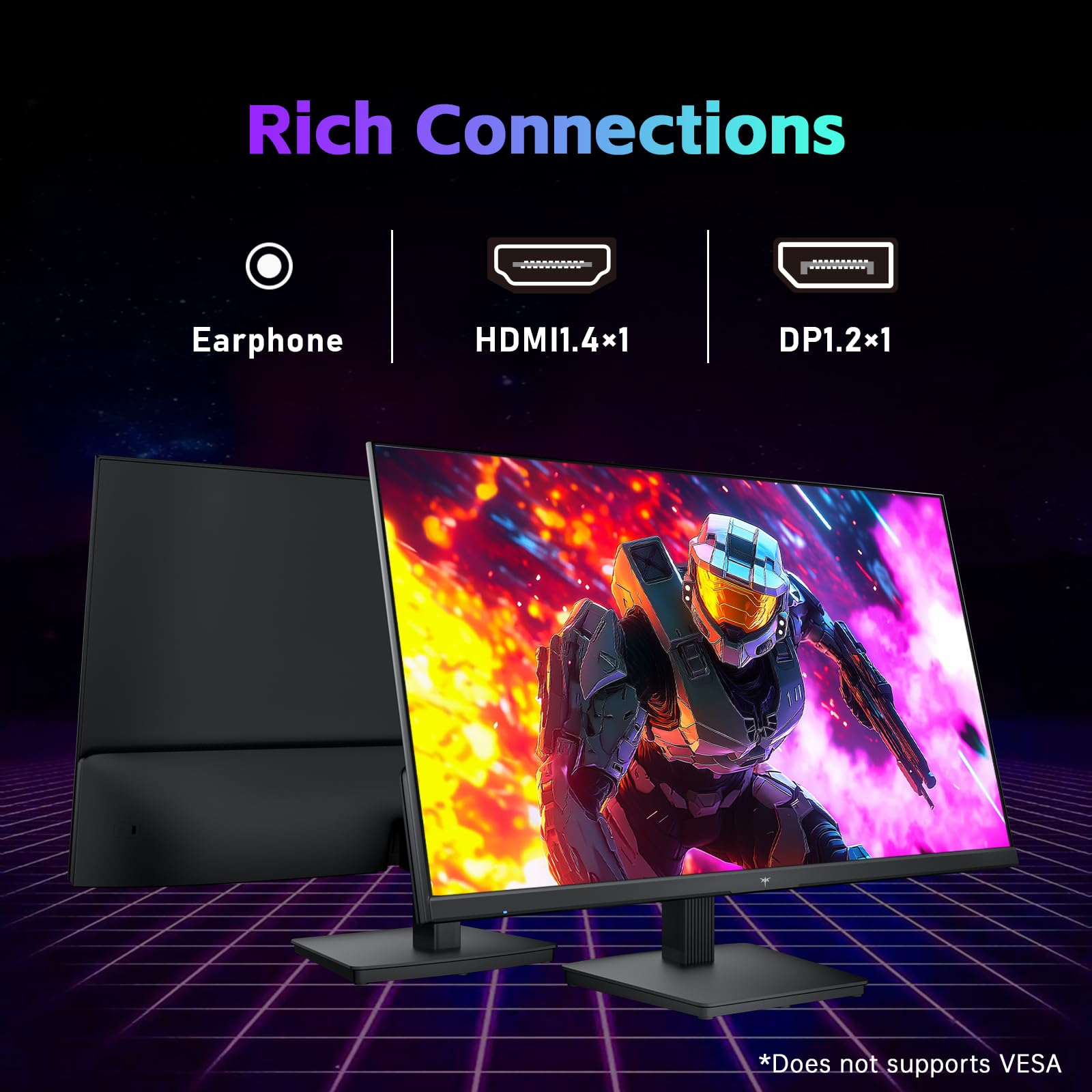 KTC Monitor Curvo Gaming – QHD 2K | 15.6" a 34" | 60Hz a 400Hz | HVA IPS VA | HDR