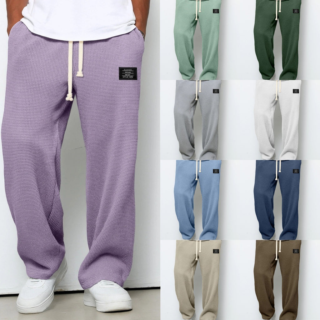 Pantalones Casuales de Pierna Recta | Tela Elástica | 8 Colores | Tallas M-XXXL