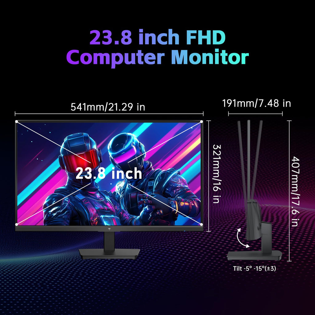 KTC Monitor Curvo Gaming – QHD 2K | 15.6" a 34" | 60Hz a 400Hz | HVA IPS VA | HDR