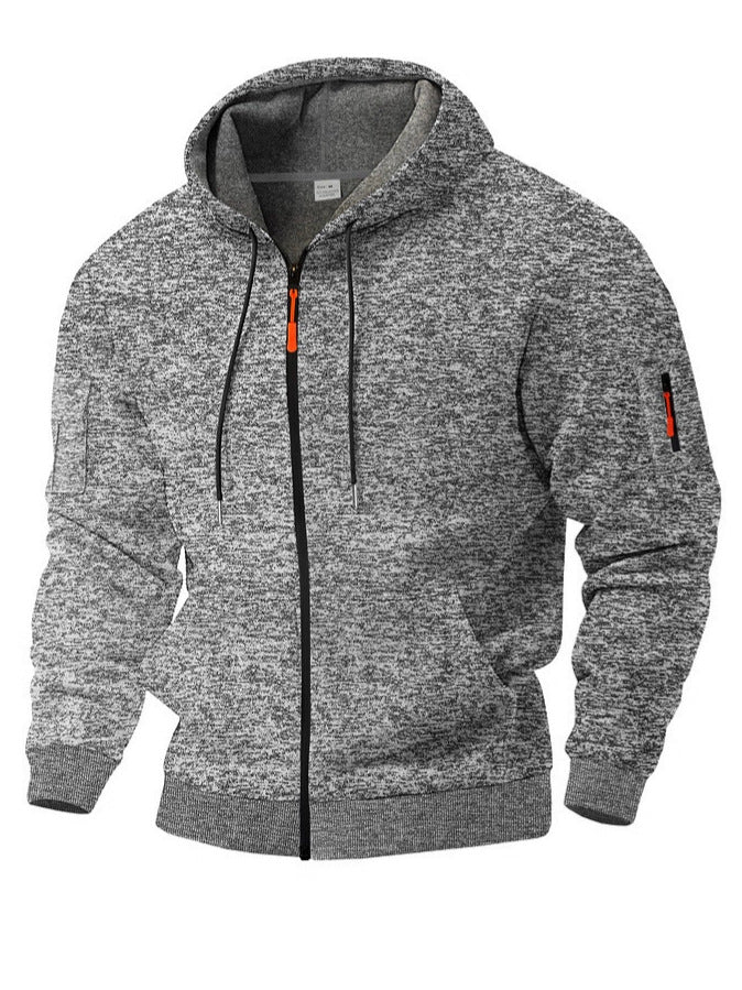 Sudadera con Capucha y Cierre | Terciopelo Catiónico 280g | 5 Colores | S-XXXL