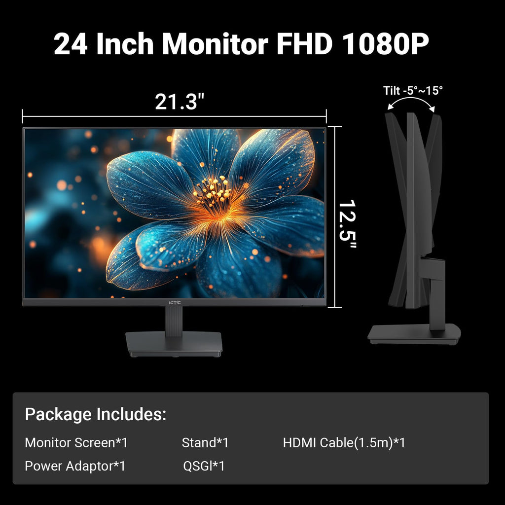 KTC Monitor Curvo Gaming – QHD 2K | 15.6" a 34" | 60Hz a 400Hz | HVA IPS VA | HDR