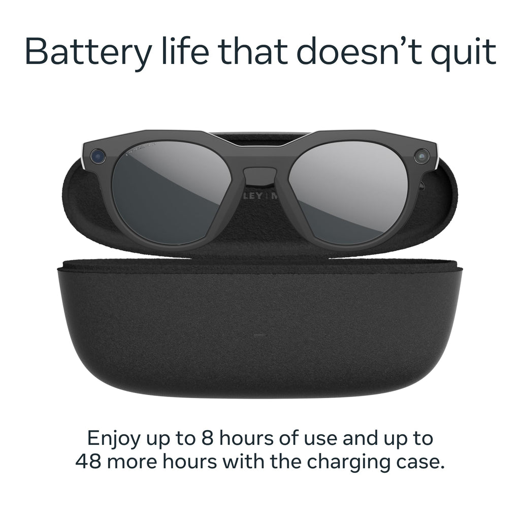 Oakley Meta HSTN | Gafas Inteligentes con IA, Cámara 12MP, Audio y Lentes Prizm