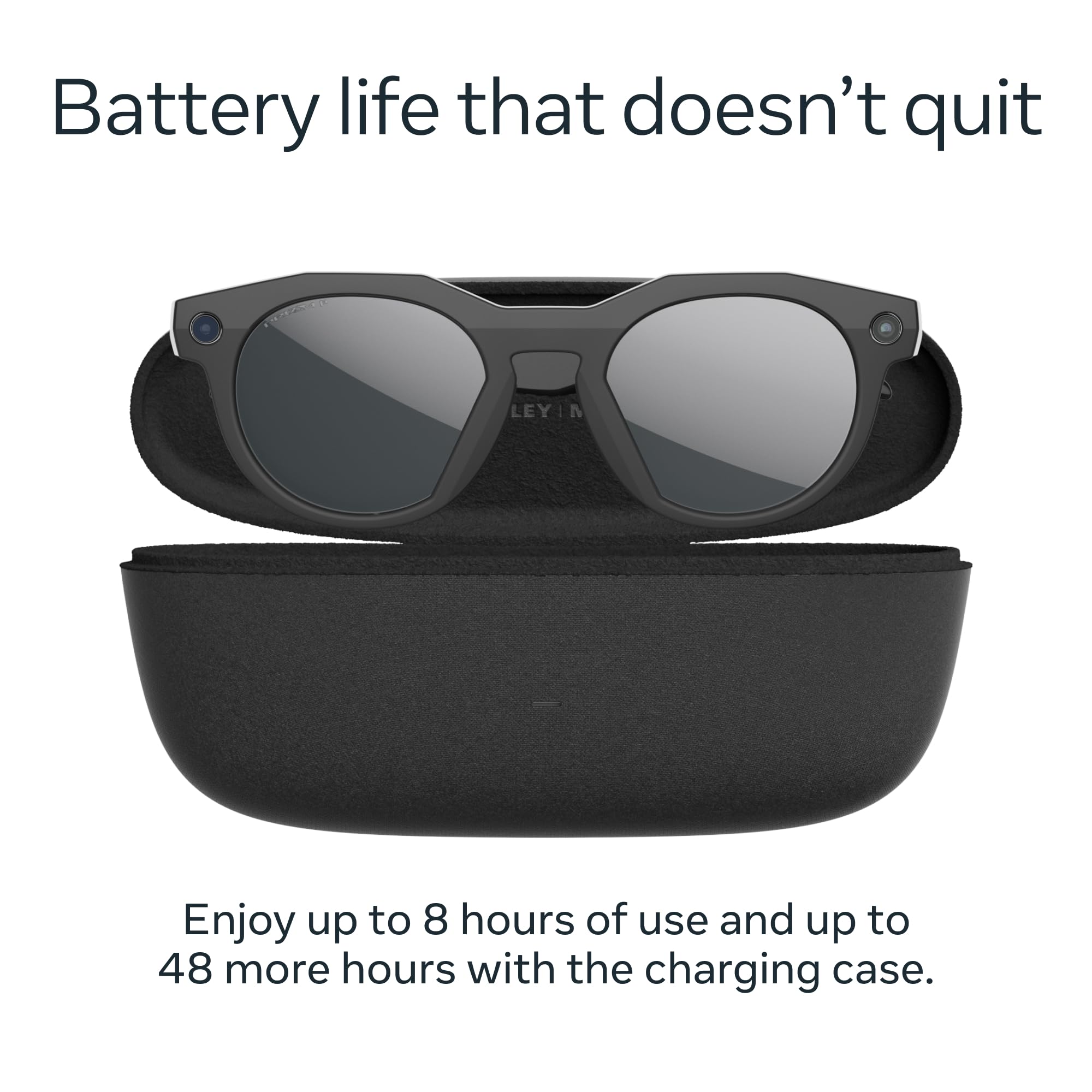 Oakley Meta HSTN | Gafas Inteligentes con IA, Cámara 12MP, Audio y Lentes Prizm