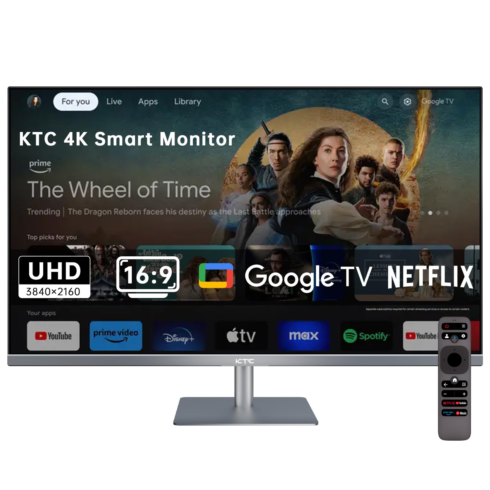 KTC Monitor Curvo Gaming – QHD 2K | 15.6" a 34" | 60Hz a 400Hz | HVA IPS VA | HDR