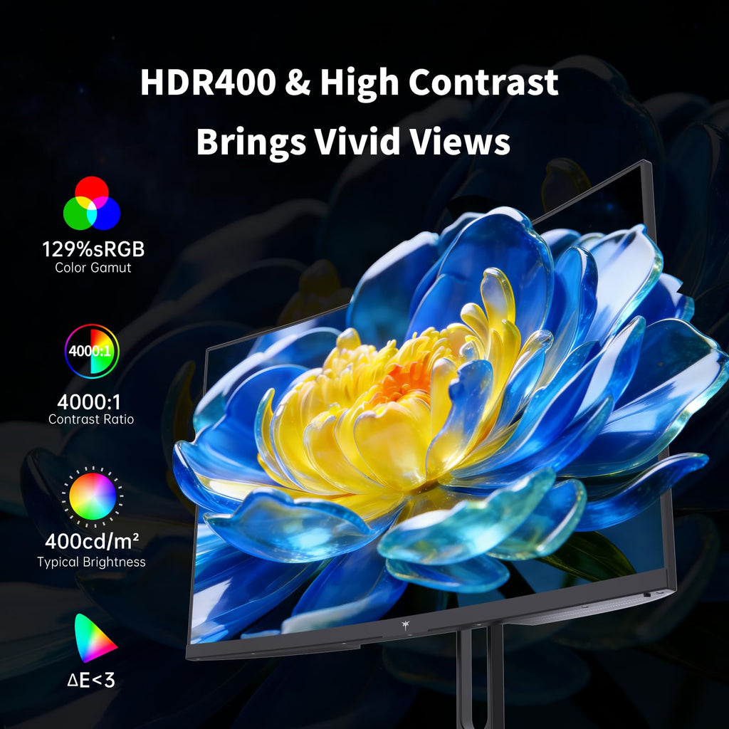 KTC Monitor Curvo Gaming – QHD 2K | 15.6" a 34" | 60Hz a 400Hz | HVA IPS VA | HDR