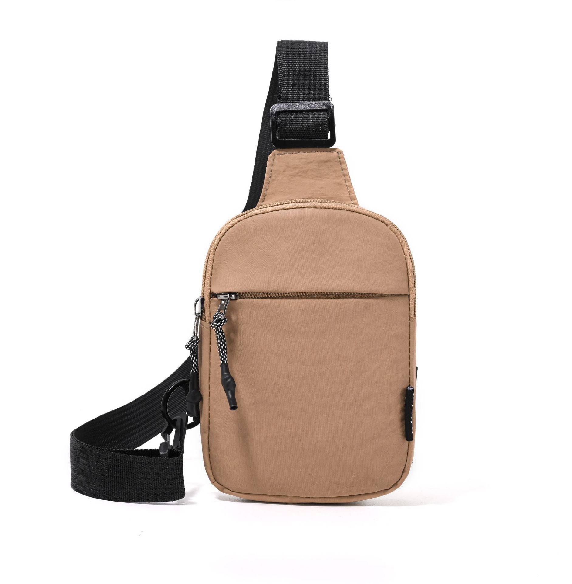 Bolso Bandolera de Color Liso – Nylon Ligero, Estilo Street, 8 Colores