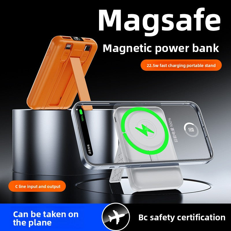 Banco de Energía Inalámbrico Magnético MagSafe – 10,000mAh, Carga Rápida 22.5W