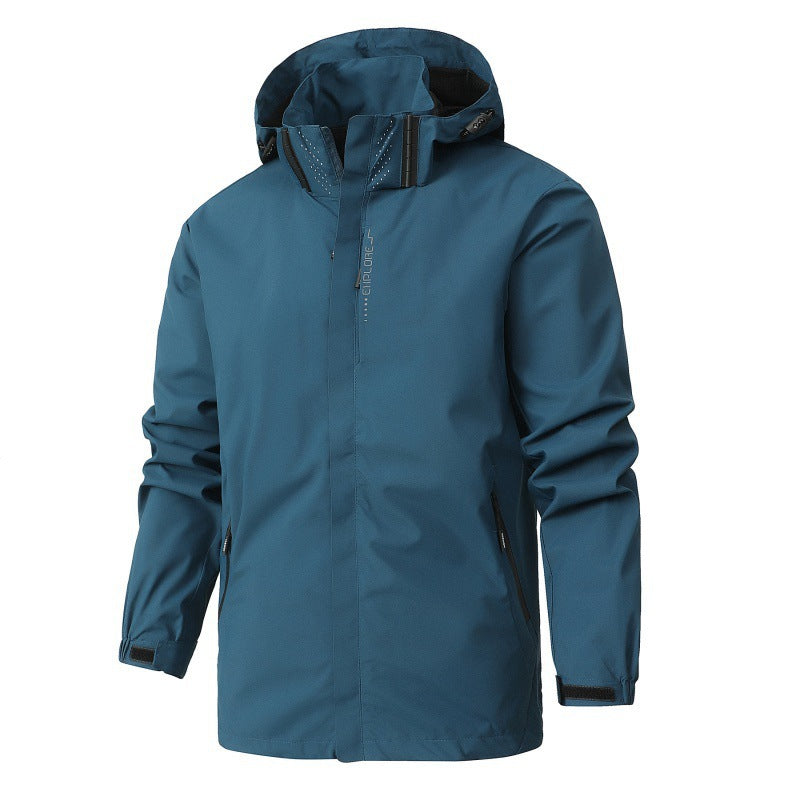 Unisex Waterproof Jacket | 8000mm Rating | Windproof & Breathable | Lightweight | M-5XL | 13 Colors