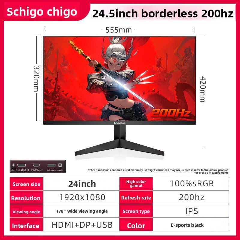 Monitor de Computadora IPS – Plano y Curvo | 20" a 27" | FHD 2K 4K | 60Hz a 240Hz