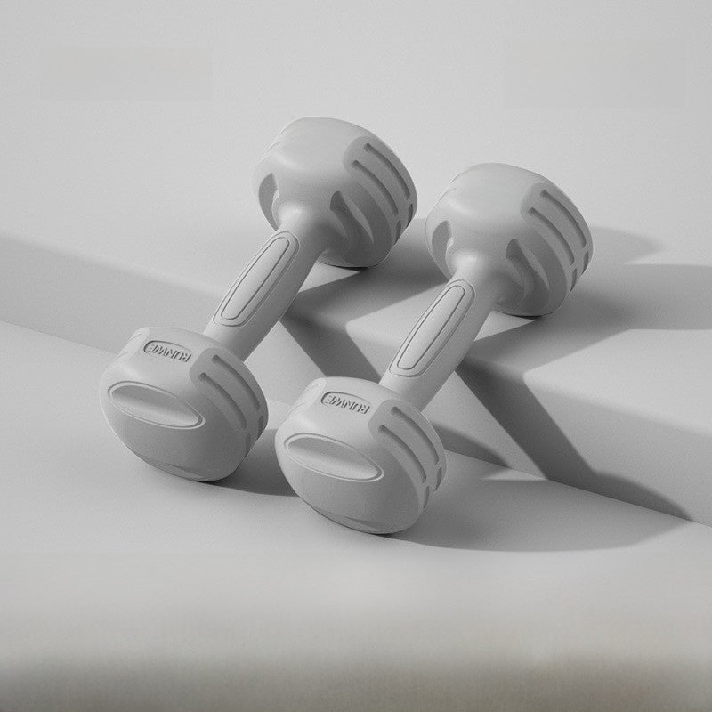Rubber-Coated Dumbbells Set – Home Fitness Weights