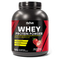 Proteína Whey en Polvo Sabor Fresa 1kg | Whey Protein Powder Strawberry 2 lbs