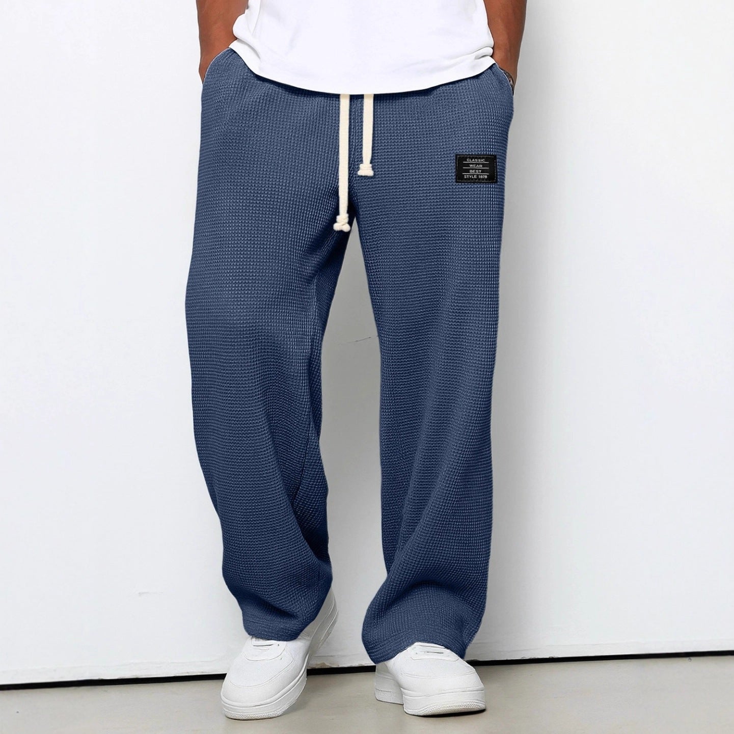 Pantalones Casuales de Pierna Recta | Tela Elástica | 8 Colores | Tallas M-XXXL
