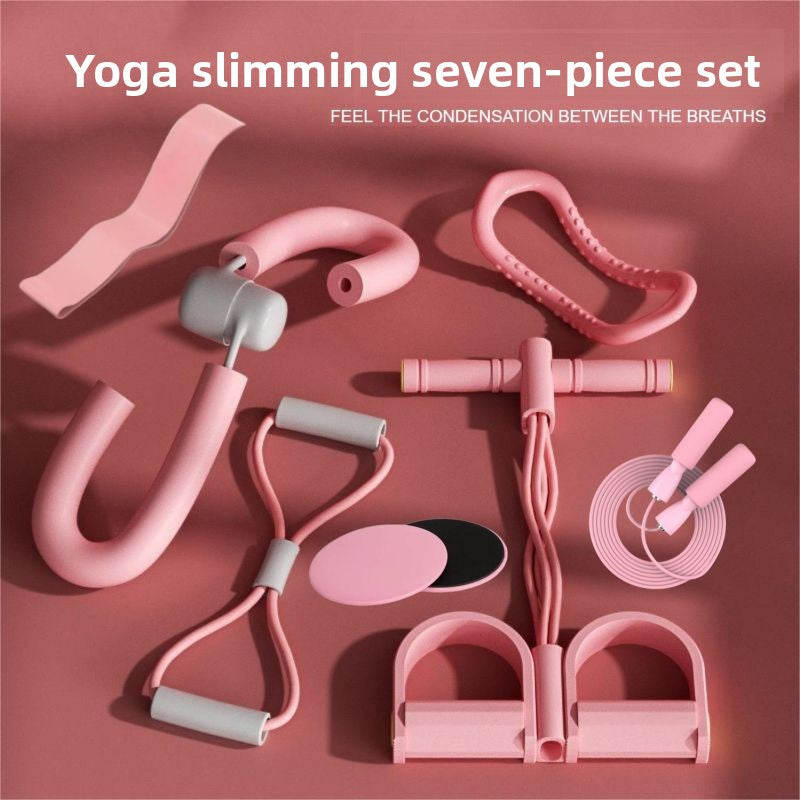 Set de Entrenamiento Yoga y Fitness con Bandas de Resistencia – 4 a 11 Piezas