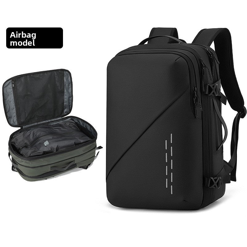 Compression Travel Backpack | 20-35L | Fits 16" Laptop | Nylon | Air Cushion Straps | 2 Colors