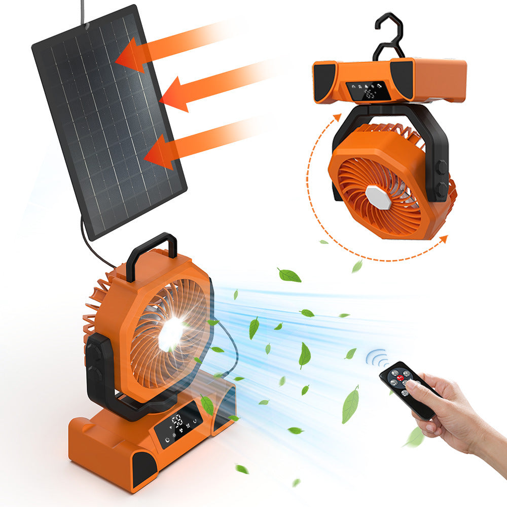 Ventilador Portátil Recargable con Luz y Control Remoto – ALTSON
